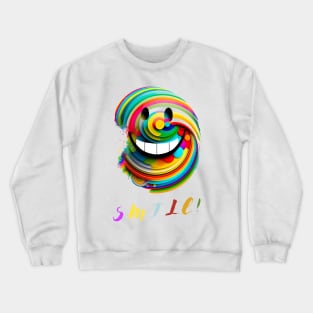 Smile and spread joy around you, Smiles are Contagious Crewneck Sweatshirt